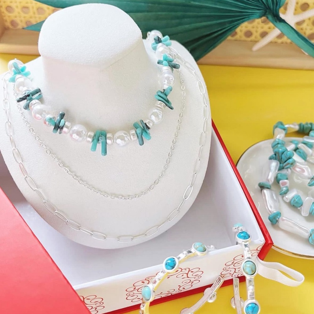 Bermuda Sparkle Box Necklace Limited Edition